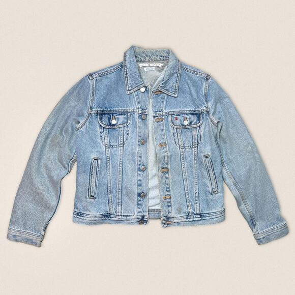 Tommy Hilfiger Jackets & Blazers - Y2K Tommy Hilfiger Women’s Denim Jacket Size Medium